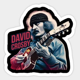 David Crosby Sticker